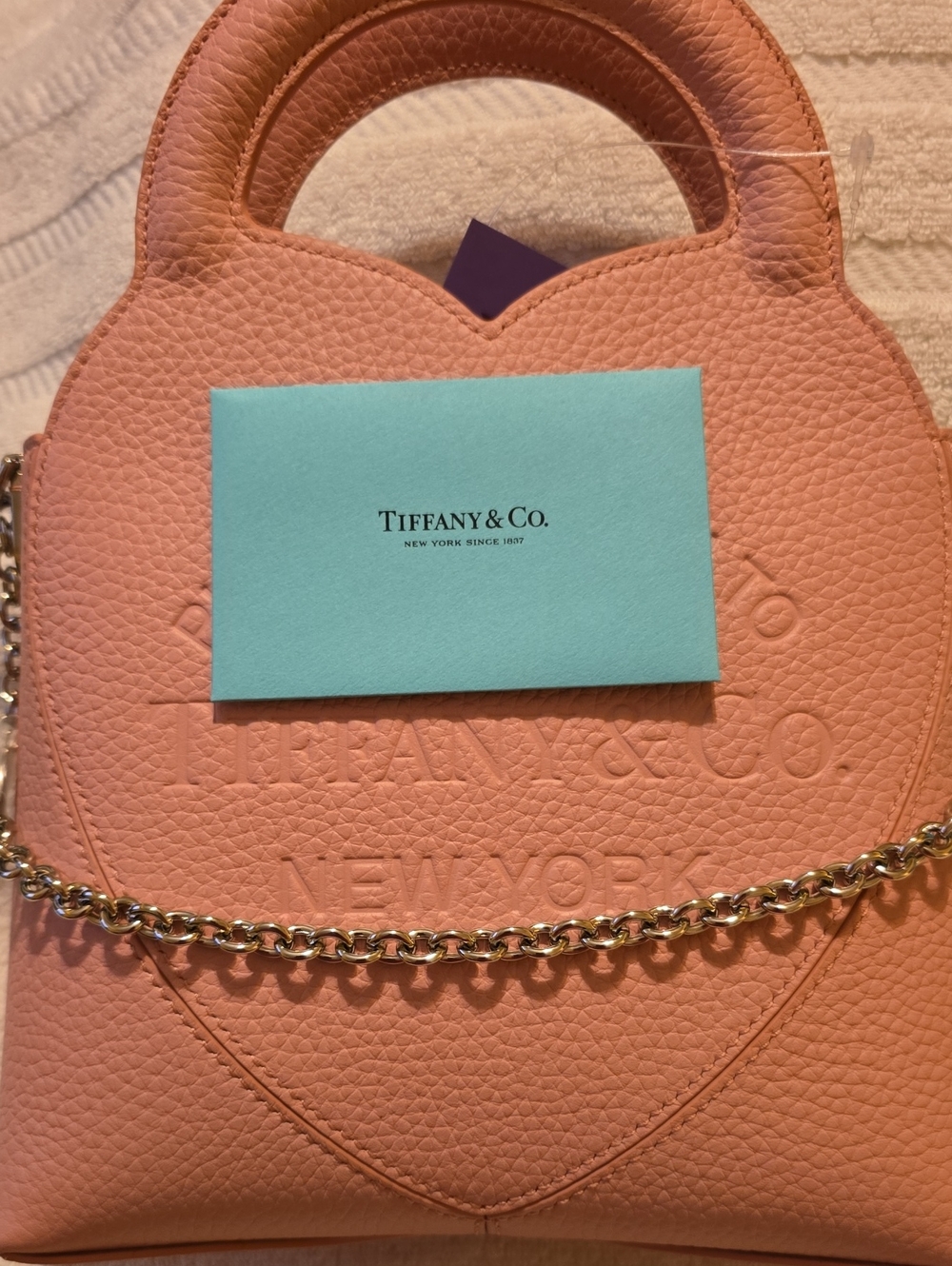 Tiffany & Co. Return To Tiffany Mini Tote Bag Pink Leather NWT